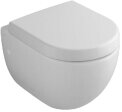Wand-Flachspül-WC Subway 2.0 weiß, Abgang waagerecht