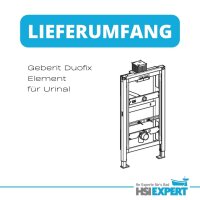 Geberit Duofix Urinal Universal, 98 cm, Bet&auml;tigung...