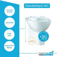 Grohe Bau Keramik Stand-Tiefspül-WC spülrandlos