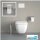 Duravit Wand Tiefspül-WC Happy D.2 weiß rimless , spülrandlos