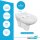 Bernado Hänge WC spülrandlos mit Beschichtung und Schallschutz