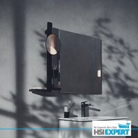 Ideal Standard Alu Beauty Bar mit Ablagen und Spiegel d:200mm schwarz