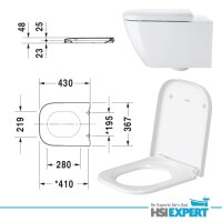 Duravit WC-Sitz Happy D. 2 weiß mit Absenkautomatik SoftClose